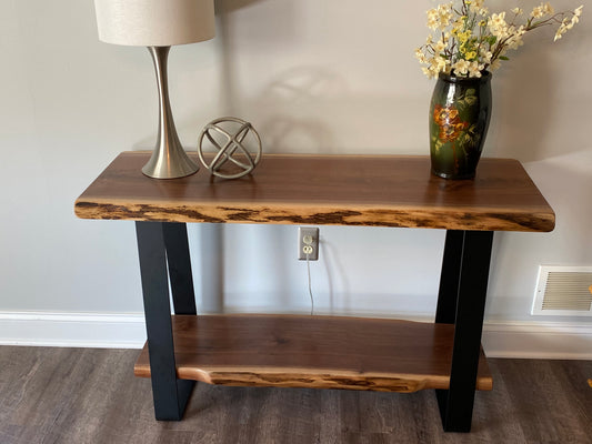 Live Edge Sofa Table