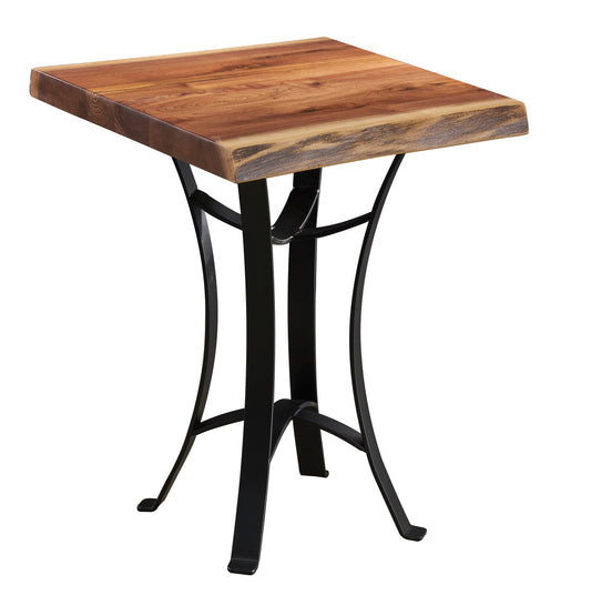 Live Edge End Table - Black Walnut