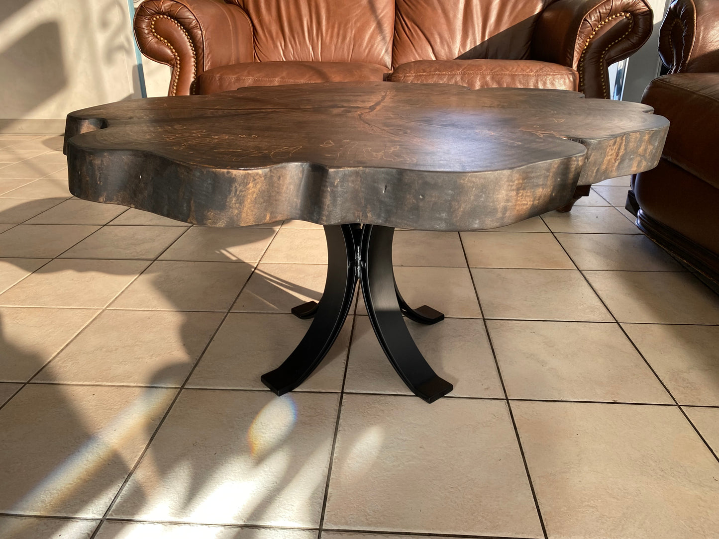 Spalted Maple Round Coffee Table